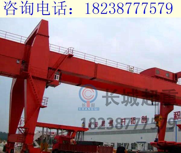 山東威海雙梁龍門吊廠家 防止龍門吊軸承生銹方法