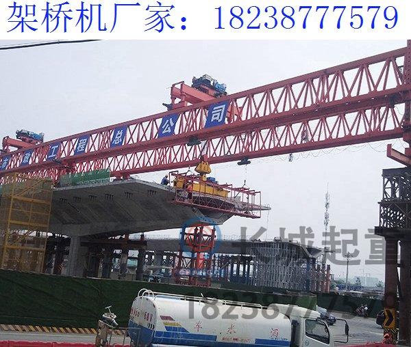 山東棗莊200噸架橋機(jī)的支腿的改造