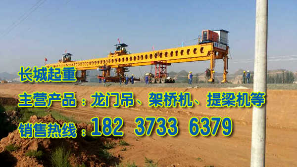 陜西咸陽架橋機(jī)公司雙懸臂式架橋機(jī)
