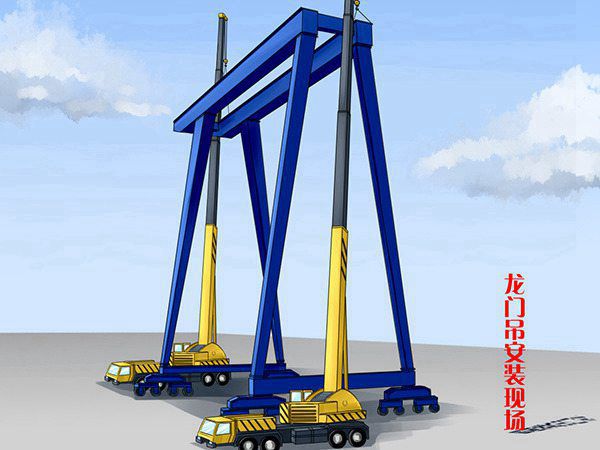甘肅白銀梁場專用龍門吊 起重設備廠家