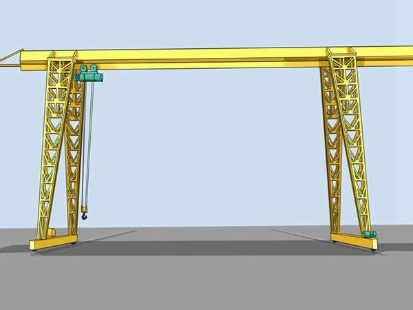 廣西南寧龍門吊廠家60噸軌道龍門吊結(jié)構(gòu)