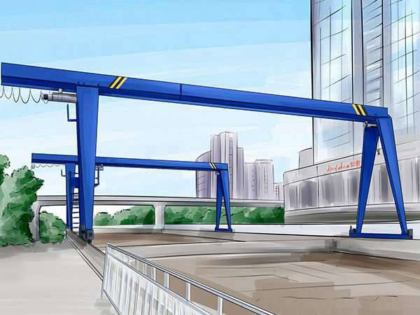 云南麗江龍門吊廠家單梁龍門吊調(diào)速平穩(wěn)