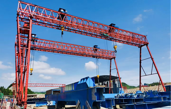 江蘇蘇州龍門吊廠家80T花架式路橋龍門吊特點