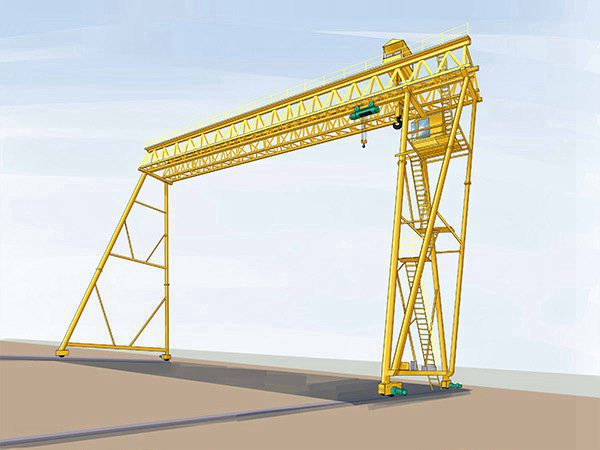 山西大同龍門吊廠家5t花架式單梁龍門吊價格