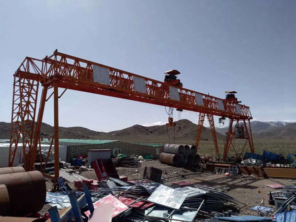 遼寧遼陽龍門吊廠家研發出MG型雙梁式設備