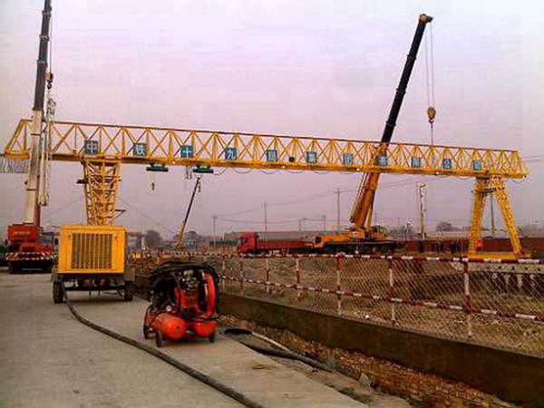 湖南常德龍門吊廠家增加跨度