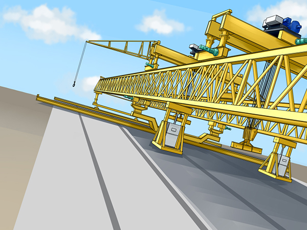江蘇蘇州60米120噸架橋機(jī)租賃公司 設(shè)備安裝要求