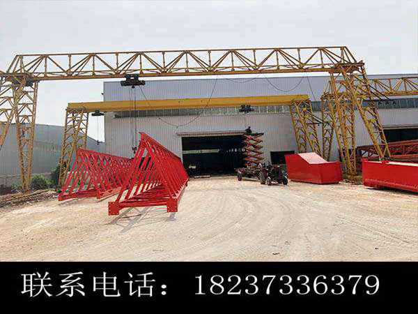 江西九江龍門吊租賃公司出租T梁門式起重機